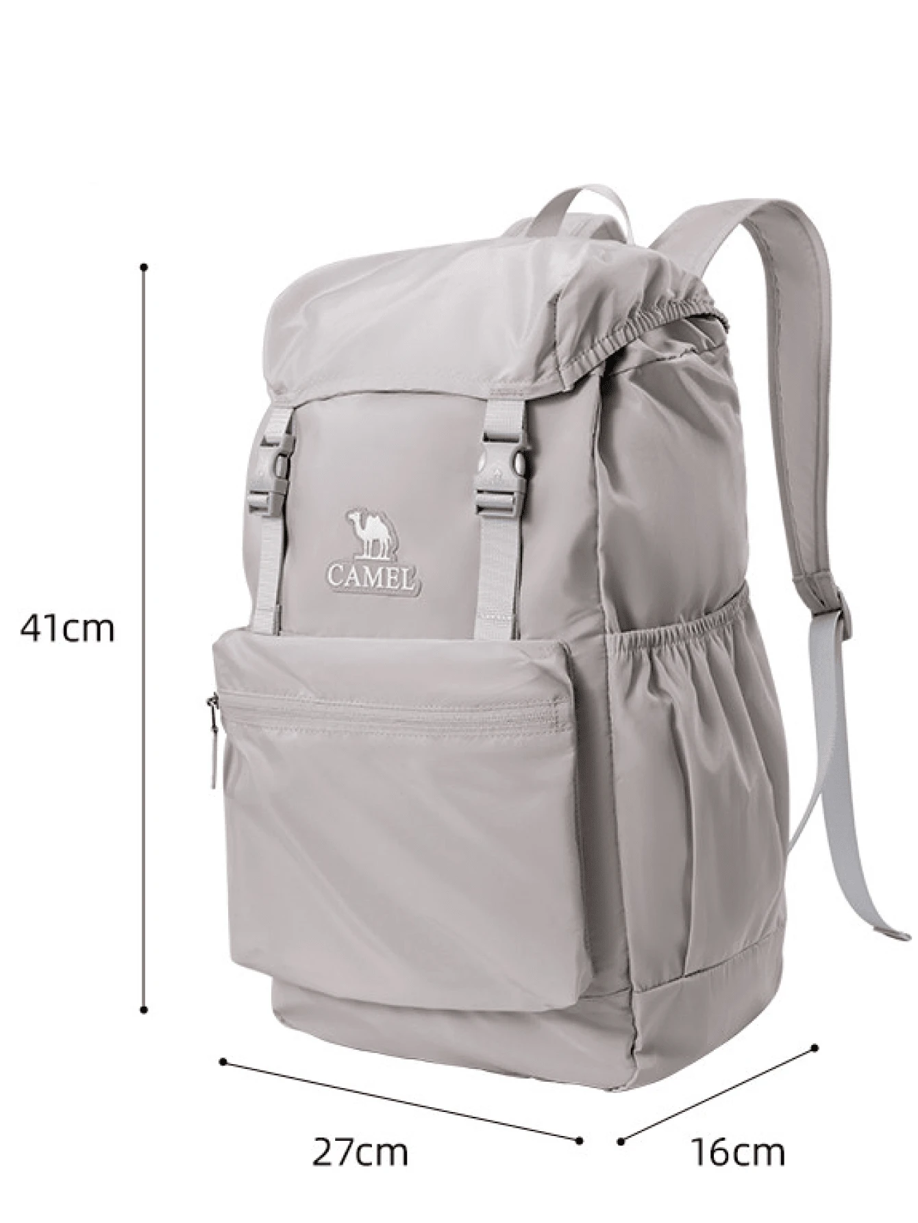 CAMEL CROWN Outdoor Travel Backpack, Large Capacity Travel Bag Shoulder Bag Convenient Backpack For Business Trips And Travel Laptop Bag Hiking Bag - Oak Ash - View 1