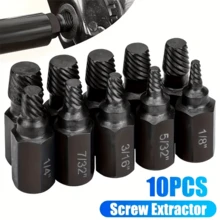 Bộ 10 dụng cụ tháo vít hạng nặng, dễ dàng tháo các bu lông và vít lục giác bị hỏng, bị trờn ren, cấu tạo bền chắc. - A - Xem 2