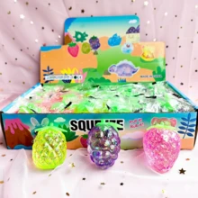 1 Stück fruchtförmiges Stressabbau-Weichspielzeug, kompakt und tragbar, elastisch und langsam zurückspringend, süßer Bonbon-Stil, kann wiederholt gedrückt und gedehnt werden, geeignet zur Linderung von Bürostress, Studentenwohnheim-Spielzeug und Frühlingsgeschenk für Zuhause - NNL16 - Übersicht 3