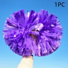 Pompones de unicolor mate, adecuados para baloncesto, deportes, danza, competiciones de gimnasia, actuaciones de baile cuadrado, actividades grupales, adecuados para diversas actividades escénicas Pompones de animación - flores de mano de animadora - Ver 29