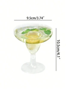 1/5/10个装高款甜点杯，适用于盛装甜点、夏日饮品、果汁、冰沙、葡萄酒，也适用于咖啡馆、酒吧、派对、生日、冰淇淋等场合，可重复使用。 - 查看 2
