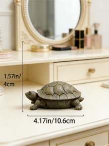 1pc Cast Iron Turtle Shaped Hidden Key Holder - Outdoor Key Storage Box, Decorative Garden Sculpture, Backup Key Storage, Compact Concealed Solution, Suitable For Home, Yard And Patio, Room Decor, Home Furnishing, Office & Student Supplies, Garden, Flag, Planter, Pool, Vase, Storage - Multiple Styles - View 13
