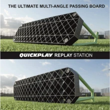 Football Rebound Board - Portable Dual Surface Rebounder With Adjustable Angle - Football Training Equipment For Control, Passing Practice - REPLAY Station Original (95cm X 25cm) - View 4