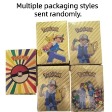 pokemon Thiệp cầu vồng mạ vàng, Thiệp hoạt hình anime dễ thương mạ vàng, Thiệp nhiều ngôn ngữ, Thiệp giải trí cho bữa tiệc - Nhiều màu - Xem 10