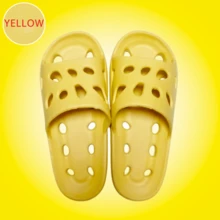 3 Pairs Unisex Bathroom Slippers, Solid Color Breathable Open Toe Slippers, Comfortable Non-Slip EVA Material, Breathable Design, No Water Accumulation Inside - Multicolor - View 29