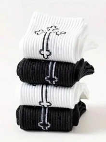 20 đôi tất cổ ngắn màu trơn unisex, mềm mại và thoải mái, tất có đường may, kiểu phương Tây, tất cổ cao, tất có đường may gia cố, tất kiểu phương Tây, tất chấm bi, tất thường ngày, tất hàng ngày - Nhiều màu - Xem 5