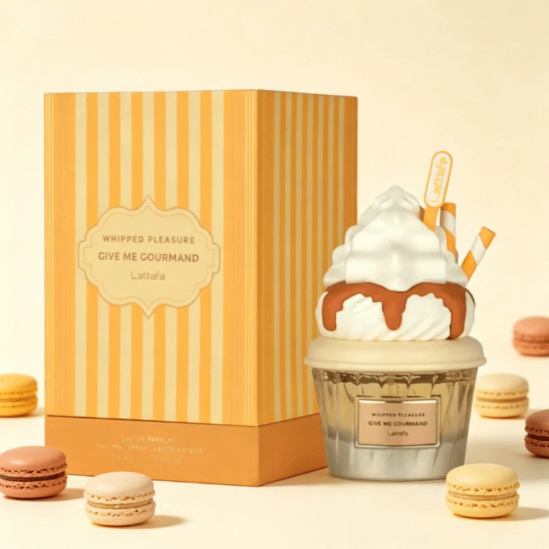 Lattafa Eau De Parfum | Give Me Gourmand Collection | 75ml  Parfum Spray | Sweet Vanilla Cookie Scent, Cocoa Butter And Sugar Notes Long Lasting Fragrances Perfect For Dating & Daily Wear, An Ideal Christmas Gif - 黃色 - 查看 1