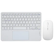 Slim Wireless Bluetooth Keyboard With Touchpad And Bluetooth Mouse, Rechargeable 10-Inch Portable Wireless Keyboard For IPad Tablets, IOS, Android And Windows Devices. Christmas/New Year Gift (2026) - Multicolor - View 13