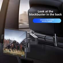 Giá đỡ điện thoại/máy tính bảng gắn sau ghế ô tô có thể điều chỉnh mới - Giá đỡ đa chức năng có thể kéo dài và gập lại, kiểu móc gắn vào tựa đầu, thiết kế tiết kiệm không gian, phù hợp với 2024 Pro 11/13 inch, Air Mini, Galaxy Tab và các thiết bị từ 4.7-13 inch. - Nhiều màu - Xem 6