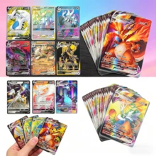 300pcs Complete English Cards (V Series, Vmax, GX Rare Cards), Exquisite Craftsmanship, High HP And Battle Power, Essential Gift For Anime Series, Games, Merchandise, Birthday And Holiday Parties - Multicolor - View 1