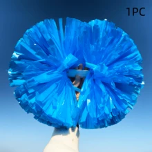 Pompones de unicolor mate, adecuados para baloncesto, deportes, danza, competiciones de gimnasia, actuaciones de baile cuadrado, actividades grupales, adecuados para diversas actividades escénicas Pompones de animación - flores de mano de animadora - Ver 32