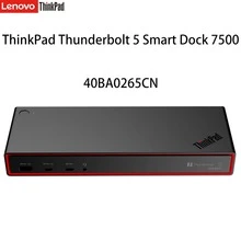 Lenovo Estación de acoplamiento para ordenador, estación de acoplamiento inteligente multifuncional. Modelos de estación de acoplamiento disponibles: 40AY0090CN, 40B00135CN, 40B00300CN, 40AF0135CN, 40BF0100CN, 40BA0265CN, 40BE0135CN. Expansión de cuatro pantallas para portátiles. - Ver 12