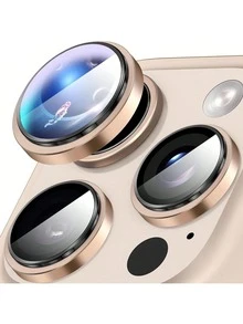 3pcs Lens Protector Film, Compatible With Apple 17/17Pro/17Promax/17Air/16e/16/16Pro/16Plus/15/15Promax/14/13/12/11/Pro/Promax Series, 9H Hardness, Fashionable , Anti-Scratch Lens Film - Brown - View 21