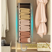 Pace Saving Wall Mounted Storage Organizer, Dustproof Hanging Box For Socks, Underwear, Trash Bags, Home Organization. - View 11