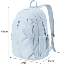 CAMEL CROWN Lightweight Outdoor Travel Backpack For Commuting, Business Trips Travel And Laptop Bag - Glacier Blue - View 4