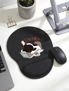 1 miếng lót chuột hỗ trợ cổ tay công thái học, hình mèo dễ thương với nhiều kiểu dáng khác nhau, đệm hỗ trợ cổ tay EVA công thái học, miếng lót chuột xốp nhớ chống trượt, miếng lót chuột thoải mái với khả năng hỗ trợ cổ tay mượt mà, phần kê tay thân thiện với da, bảo vệ mặt bàn, phù hợp cho chơi game, văn phòng, chống trượt, máy tính văn phòng, máy tính xách tay và sử dụng tại nhà, quà lưu niệm mùa tốt nghiệp, món quà hoàn hảo cho Ngày của Mẹ, mùa tựu trường, mùa hè, vật dụng cần thiết cho ký túc xá và nhà ở. - Nhiều màu - Xem 6