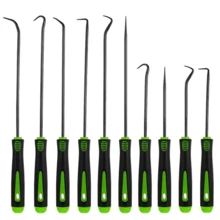 10件套精密挑钩工具套装，汽车油封/O型圈密封垫片挑钩迷你精密钩专业拉拔器拆卸工具，不含电池 - A - 查看 3