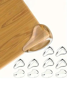 Bộ 1/4/8 miếng bảo vệ góc bàn bằng nhựa PVC trong suốt, miếng đệm cạnh bằng silicon, tấm bảo vệ đồ nội thất, thích hợp cho bàn, ghế, giường - Thiết kế trong suốt, quà tặng ngày lễ, chống thương tích, liền mạch, bảo vệ bền bỉ, thích hợp cho tủ, bàn, thiết bị, bề mặt kính và người nuôi thú cưng. - nhiều màu - Xem 1