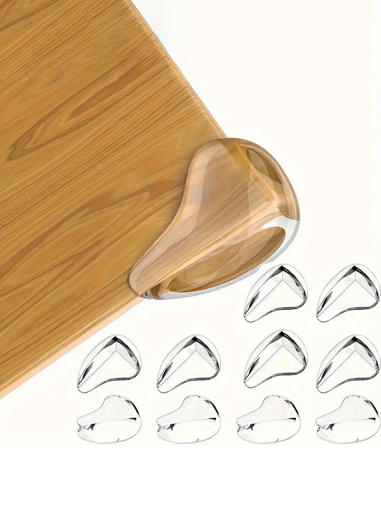 Bộ 1/4/8 miếng bảo vệ góc bàn bằng nhựa PVC trong suốt, miếng đệm cạnh bằng silicon, tấm bảo vệ đồ nội thất, thích hợp cho bàn, ghế, giường - Thiết kế trong suốt, quà tặng ngày lễ, chống thương tích, liền mạch, bảo vệ bền bỉ, thích hợp cho tủ, bàn, thiết bị, bề mặt kính và người nuôi thú cưng. - nhiều màu - Xem 1