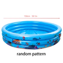 Bể bơi trẻ em PVC cỡ lớn hình hoạt hình, bể bơi tròn, bồn tắm bơm hơi cho trẻ em, bể bơi gia đình, công viên nước bằng nhựa dày cho trẻ em, bể bơi mùa hè thiết yếu cho trẻ em. - Nhiều màu - Xem 11