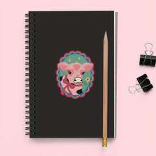 Pink Heart Cow, Suitable For People Who Like Cute Style, Farm Animals, Sweet Design, Waterproof Vinyl Sticker - Durable Smooth Surface, Self-Adhesive Bumper Sticker, Suitable For Cars, Windows, Laptops, Trucks, Water Bottles - Multi-Purpose Durable Design, Car Sticker - Vinyl - View 5