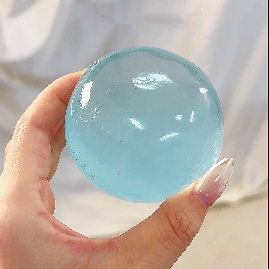 Ocean Blue Malt Sugar Moldable Squeeze Toy, Stress Relief Squeeze Powder Slow Rebound Squeeze Toy - Multicolor - View 1
