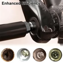 Bộ 10 dụng cụ tháo vít hạng nặng, dễ dàng tháo các bu lông và vít lục giác bị hỏng, bị trờn ren, cấu tạo bền chắc. - A - Xem 6