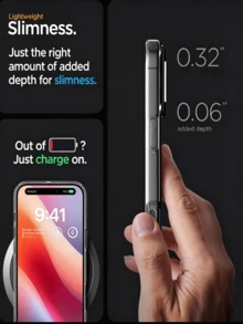 Compatible con toda la serie, hecho de nuevo material de silicona TPU, transparencia cristalina, talla grande duradero, se siente como un teléfono desnudo, mejor sensación en la mano, funda protectora ultra delgada antiamarillamiento y a prueba de golpes, los bordes de la cámara y la pantalla están elevados - Funda de teléfono transparente de TPU suave y flexible, la mejor opción para accesorios de teléfono y regalos - transparente - Ver 6