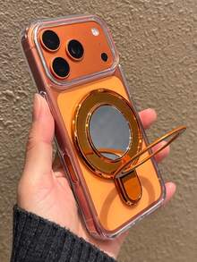 Ốp lưng điện thoại trong suốt lấp lánh sang trọng, có gọng gương, tương thích với iPhone 17 Pro Max, 17 Pro, 17, 16 Pro Max, 16 Pro, 16, 15 Pro Max, 15 Pro, 15, 14 Pro Max, 17 Air, chống sốc. - Trong sáng - Xem 4