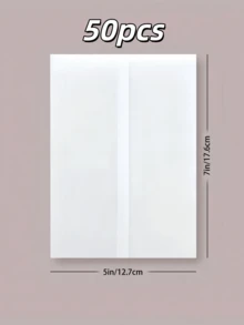 50/30/20pcs Pre-Folded Semi-Transparent 5x7 Inch Envelopes, Suitable For 5x7 Inch Invitations, Can Be Used As Envelope Liners For Weddings, Birthdays And Baby Showers - Transparent - View 13