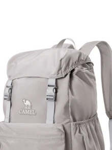 CAMEL CROWN Outdoor Travel Backpack, Large Capacity Travel Bag Shoulder Bag Convenient Backpack For Business Trips And Travel Laptop Bag Hiking Bag - Oak Ash - View 3