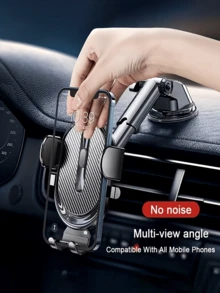 Multifunctional Car Dashboard Mount Holder, Car Suction Cup Mount, Car Phone Holder, Navigation Bracket, Rotatable, With Suction Cup, Suitable For Automobiles, Compact Design, One-Key Easy Lock And Release, Adjustable Angle, Car Accessories, Car Supplies, Car Interior Accessories, Various Styles Available, An Excellent Gift For Drivers. - A - View 5