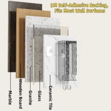 Pace Saving Wall Mounted Storage Organizer, Dustproof Hanging Box For Socks, Underwear, Trash Bags, Home Organization. - View 9