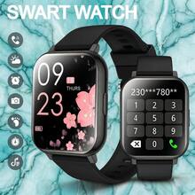 This Popular Smart Watch Features A 1.83-Inch Full-Touch High-Definition Screen, Supporting Wireless Calling, Text Message Alerts, Alarm Clock, Multiple Sports Modes, Remote Camera Control, Music Playback, And Other Smart Functions. It Is A Multi-Functional Smart Watch Compatible With IOS And Android Smartphones. It Makes A Great Gift For Valentine's Day, Easter, Mother's Day, Father's Day, Halloween, Thanksgiving, Christmas, And Other Holidays. - Multicolor - View 14