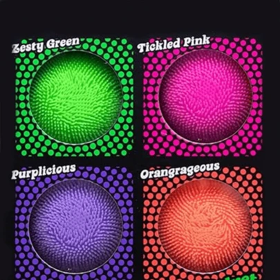 New Creative Prickly Color-Changing Ball, Cute Stress Relief Mochi Squeeze Toy, Soft Squishy Vent Toy, Fidget Toy - Birthday Gift, Holiday Gift, Perfect Gift - Stitch Toys, Travel Toys, Classroom Fidget Toys, Mini Stuff, Bath Toys, Christmas Stationery, Stress Ball, Birthday Gift, Christmas Gift, Halloween Gift, Perfect Gift, Gift