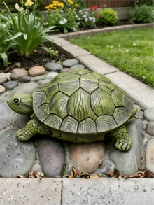 1pc Cast Iron Turtle Shaped Hidden Key Holder - Outdoor Key Storage Box, Decorative Garden Sculpture, Backup Key Storage, Compact Concealed Solution, Suitable For Home, Yard And Patio, Room Decor, Home Furnishing, Office & Student Supplies, Garden, Flag, Planter, Pool, Vase, Storage - Multiple Styles - View 7