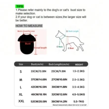 1件装时尚牛仔宠物连体衣，适合贵宾犬、马尔济斯犬、雪纳瑞犬等狗狗穿着 - 藍色 - 查看 6