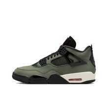 Nike Jordan ×  Air Jordan 4 舒適百搭 中幫 復古籃球鞋 男款 綠黑 - 綠黑 - 查看 16