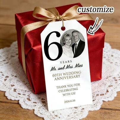 Customized Gift Tags, Customized Christmas, Halloween Event Gift And Decoration Hanging Tags, Personalized Thank You Cards, Customized Party Decorations, Guest Gift Labels