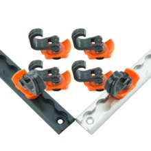6pcs Heavy-Duty Single Stud Fitting L Track, 30kgs Capacity,Strong Plastic L Hook,Plastic Base Keeper Cargo Control And Secure Fastening - Single Stud Fitting With Hook - View 10
