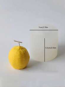 硅胶柠檬橙子模具，DIY手工皂、蜡烛、树脂工艺品多用途硅胶模具 - 仿真檸檬 橘子 - 查看 6