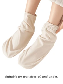 1 Pair Reusable Moisturizing & Soothing Foot Mask Socks, Foot Massage Moisturizing Socks, Foot Care Socks, For Softening Calluses And Corns, Moisturizing And Crack Prevention, Essential For Home Foot Care - Multicolor - View 7