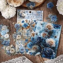 1/2 Pack Random Flower Stickers - Multicolor Flower Stickers Suitable For Various Occasions. Can Be Used For DIY Phone Cases, Luggage Or Decorating Your Photo Album - Multicolor - View 4