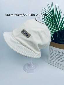 1pc Minimalist Solid Color Pattern Sewn Label Warm Knit Beanie Hat, Unisex, Suitable For Outdoor Activities, Streetwear, Everyday Use, Multi-Color Options, Autumn/Winter - Multicolor - View 6