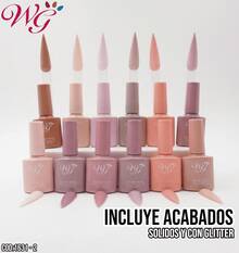 Nude Gel Semi-Permanent Range 12PCS High Coverage And Shine WG Nails - 裸粉色 - 查看 4