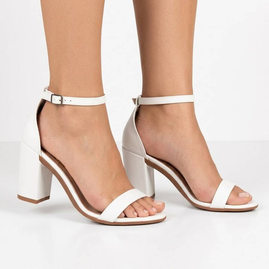 Women Heeled Sandals - Blanco - Ver 1