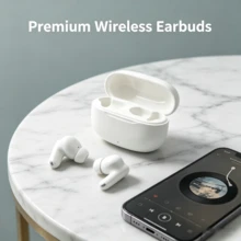 Auriculares inalámbricos, auriculares verdaderamente inalámbricos TWS - Libertad inalámbrica sin igual y auriculares inalámbricos de moda - Ver 13