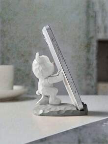 1个10厘米*8.2厘米ABS可爱小熊手机/平板电脑支架，多功能桌面摆件，通用支架，适用于桌面、床头柜、客厅、卧室，理想的生日和毕业礼物小饰品 - 飾品擺飾 - 查看 6