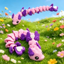 3D打印可动心形龙玩具模型，创意可动龙模型，高精度仿真 - 愛心龍 - 查看 4