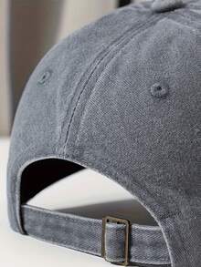 1pc Unisex Soft Top Baseball Cap, Casual Sun Hat, Washed Africa Map Print Curved Brim Dad Hat, Suitable For Daily Outing, Vacation, Travel,Beach,Festival - A - View 8